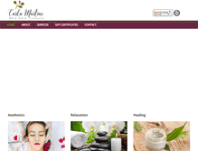 Tablet Screenshot of carlamartinoskincare.com